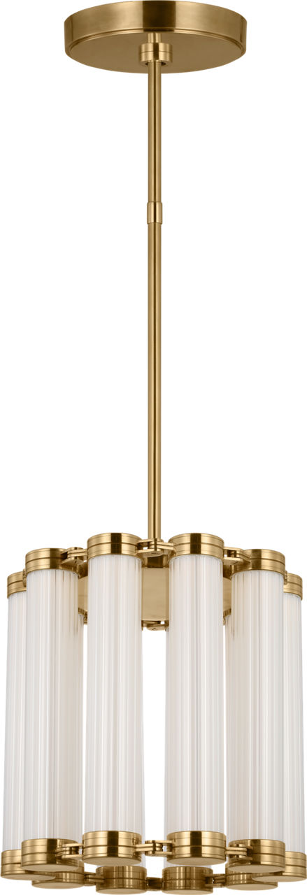 Alo Medium Pendant polished Natural Brass 2700K 90 CRI