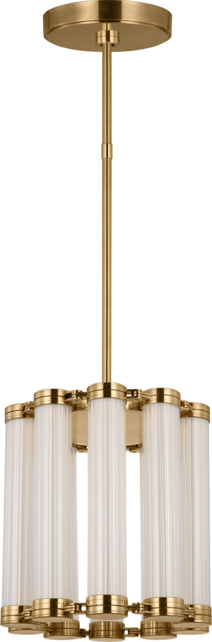 Alo Medium Pendant polished Natural Brass 2700K 90 CRI