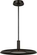 Saucer Large Pendant Dark Bronze/darkened Brass 2700K 90 CRI