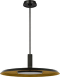 Saucer X-Large Pendant Dark Bronze/darkened Brass 2700K 90 CRI