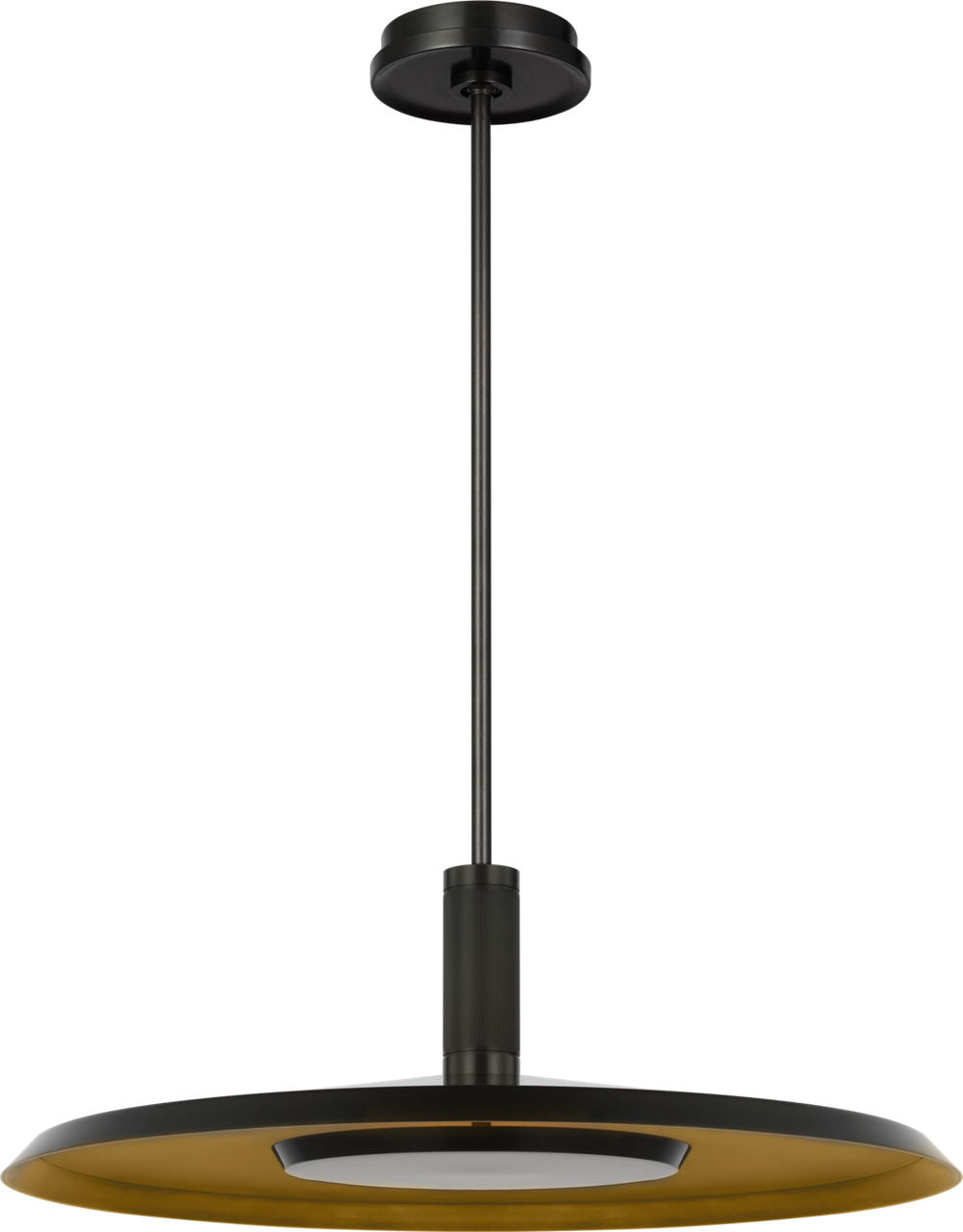 Saucer X-Large Pendant Dark Bronze/darkened Brass 2700K 90 CRI