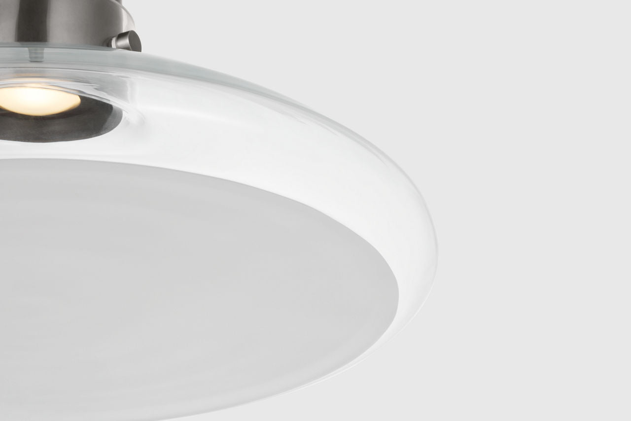 Morgan 22 Pendant burnished Bronze | clear glass 2700K-1800K 90 CRI