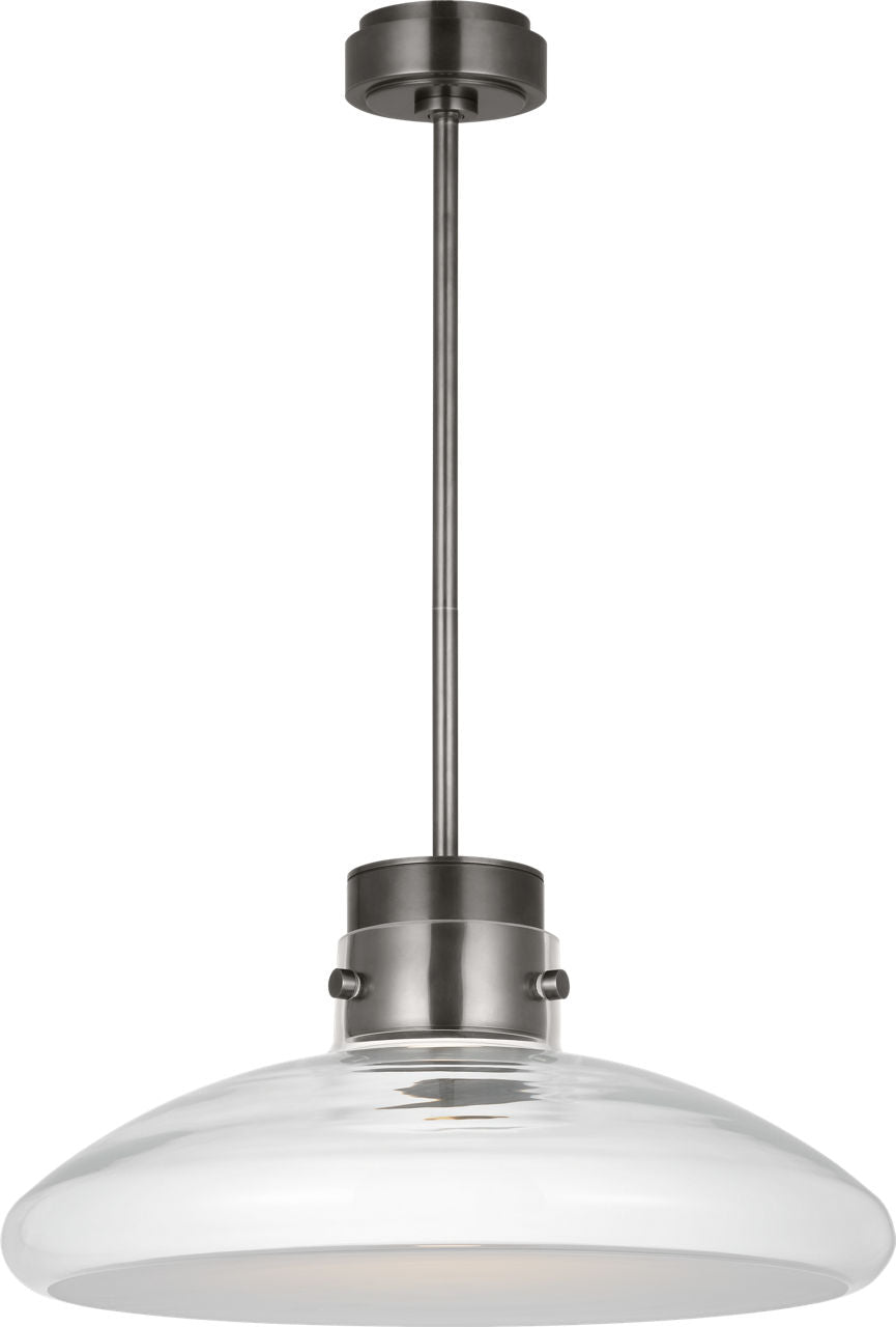 Morgan 22 Pendant burnished Bronze | clear glass 2700K-1800K 90 CRI