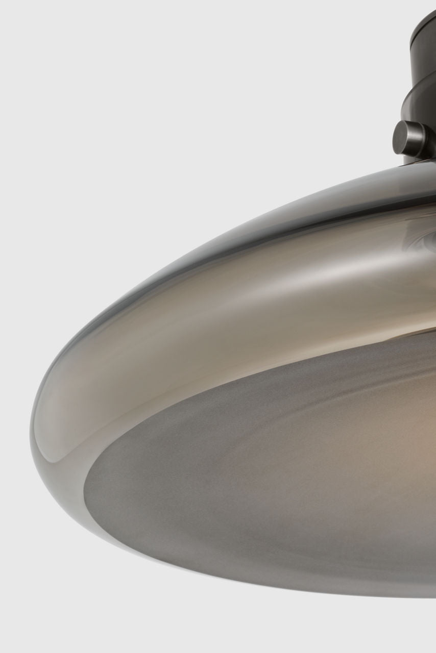 Morgan 22 Pendant burnished Bronze | smoke glass 2700K-1800K 90 CRI