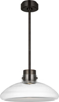 Morgan 16 Pendant burnished Bronze | clear glass 2700K-1800K 90 CRI