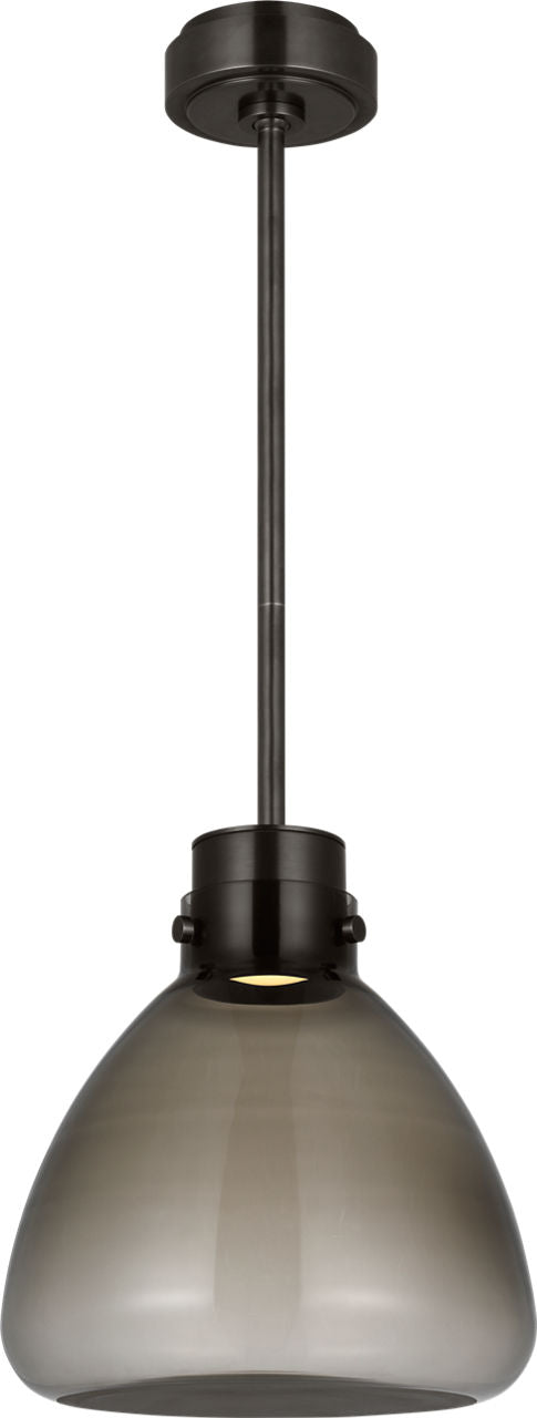 Morgan 12 Pendant burnished Bronze | smoke glass 2700K-1800K 90 CRI