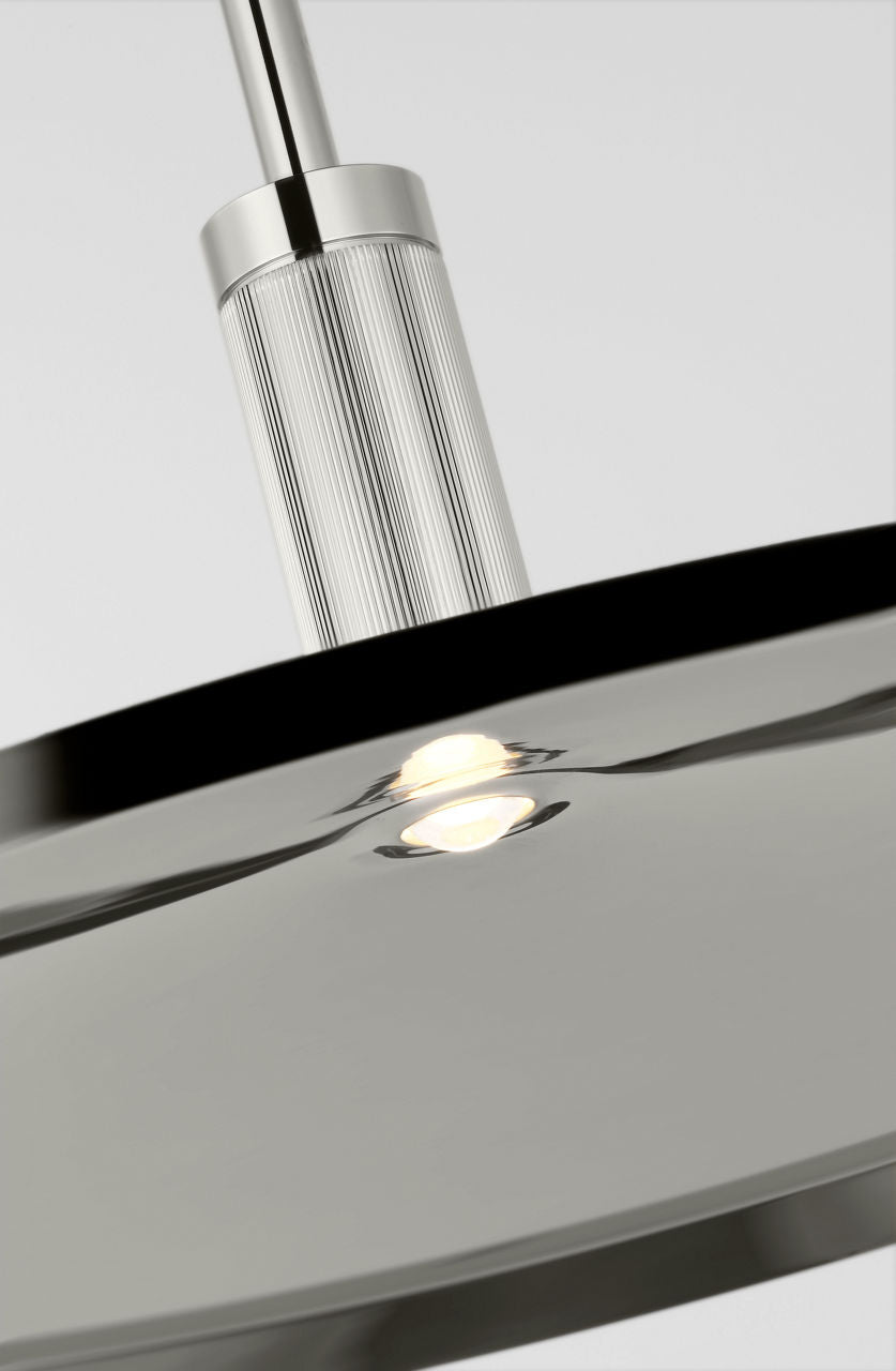Saucer Direct 18 Pendant Polished Nickel 2700K-1800K 90 CRI