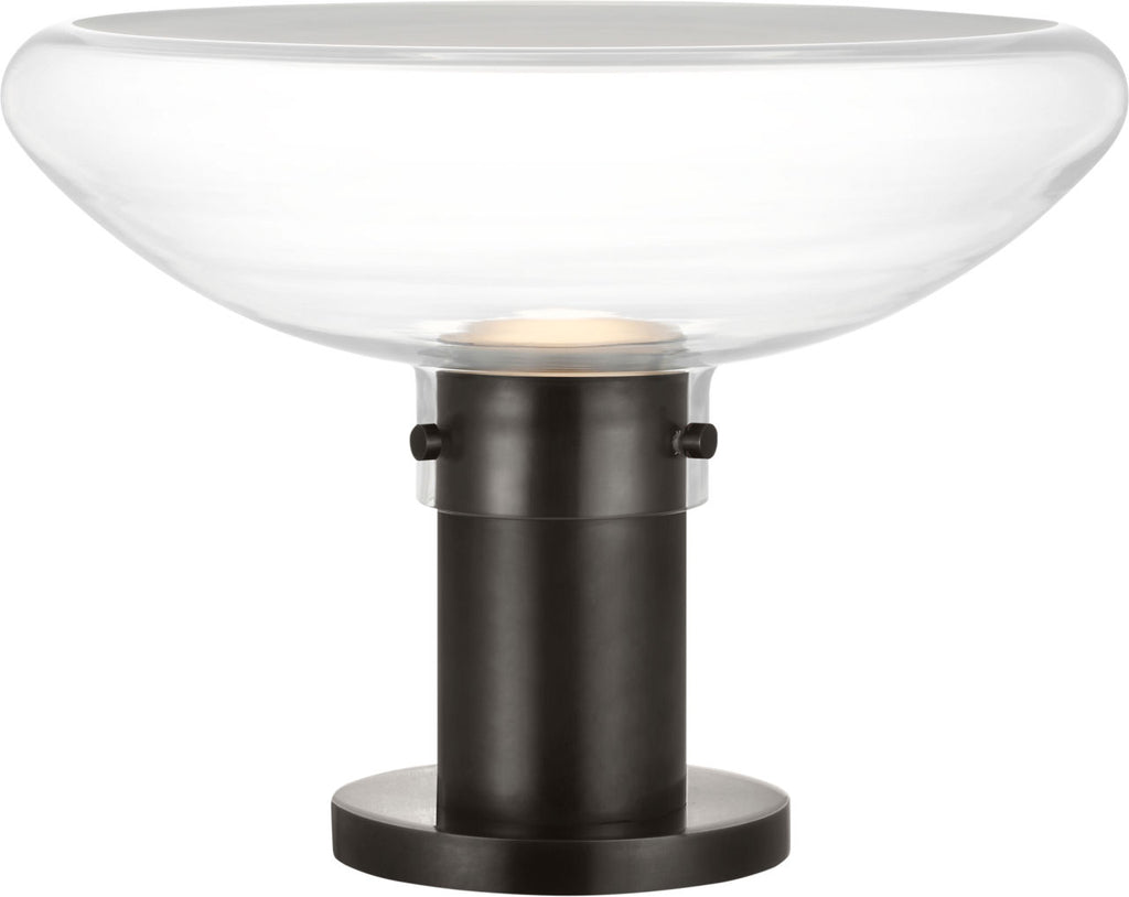 Morgan 16 Table Lamp burnished Bronze | clear glass 2700K-1800K 90 CRI