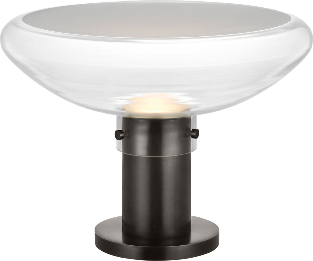 Morgan 16 Table Lamp burnished Bronze | clear glass 2700K-1800K 90 CRI