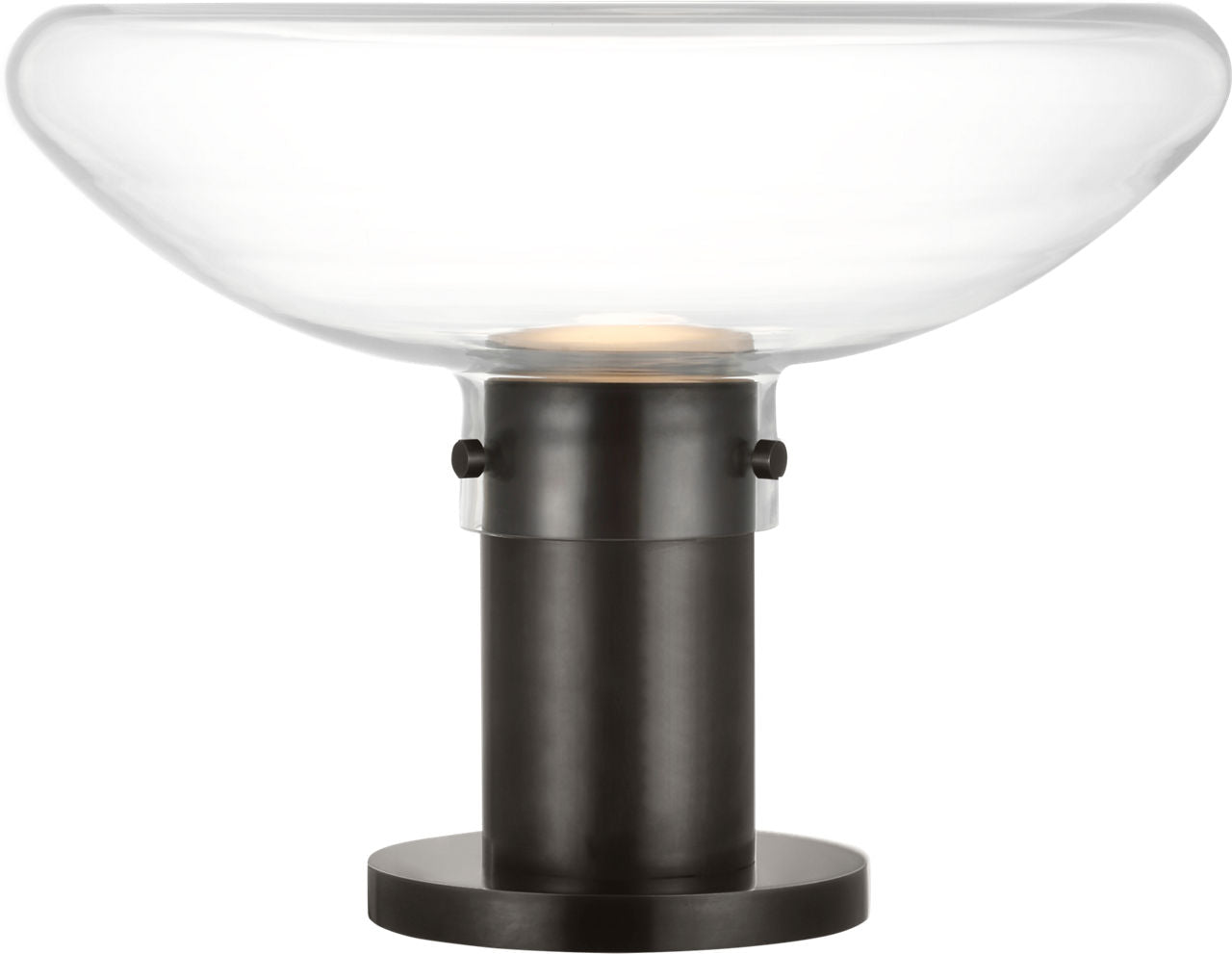 Morgan 16 Table Lamp burnished Bronze | clear glass 2700K-1800K 90 CRI