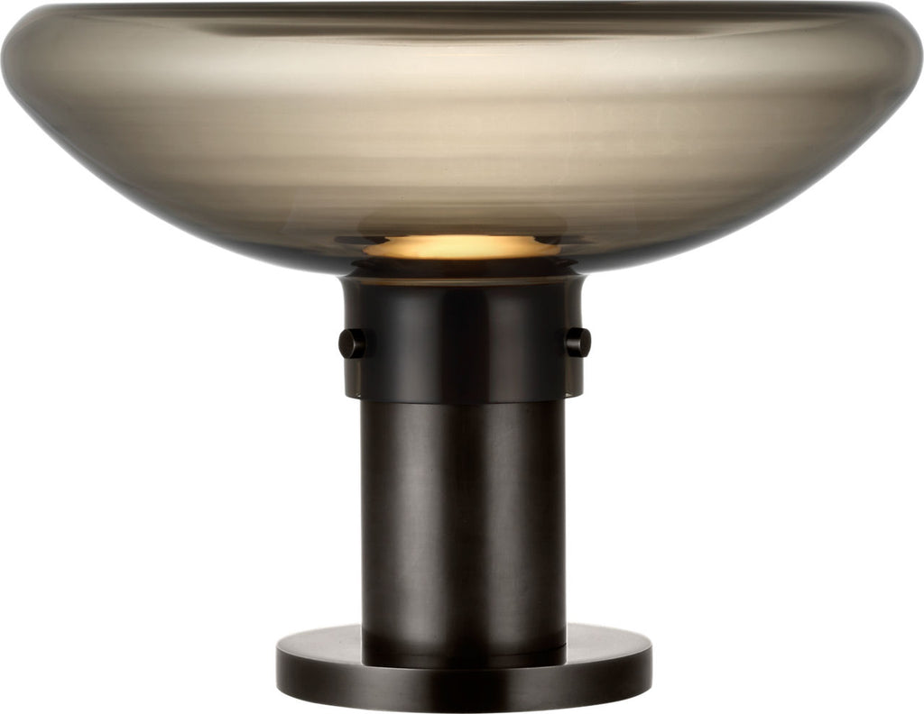 Morgan 16 Table Lamp burnished Bronze | smoke glass 2700K-1800K 90 CRI