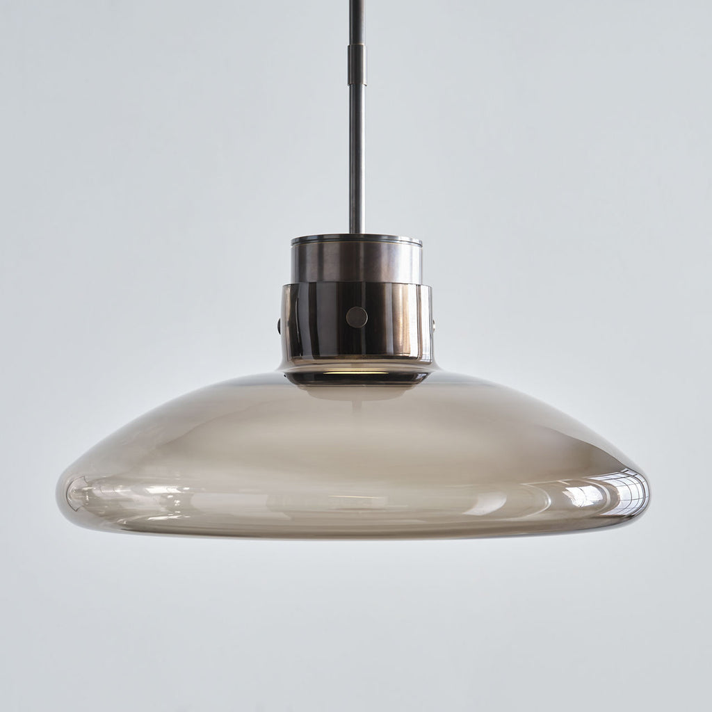 Morgan 16 Table Lamp burnished Bronze | smoke glass 2700K-1800K 90 CRI
