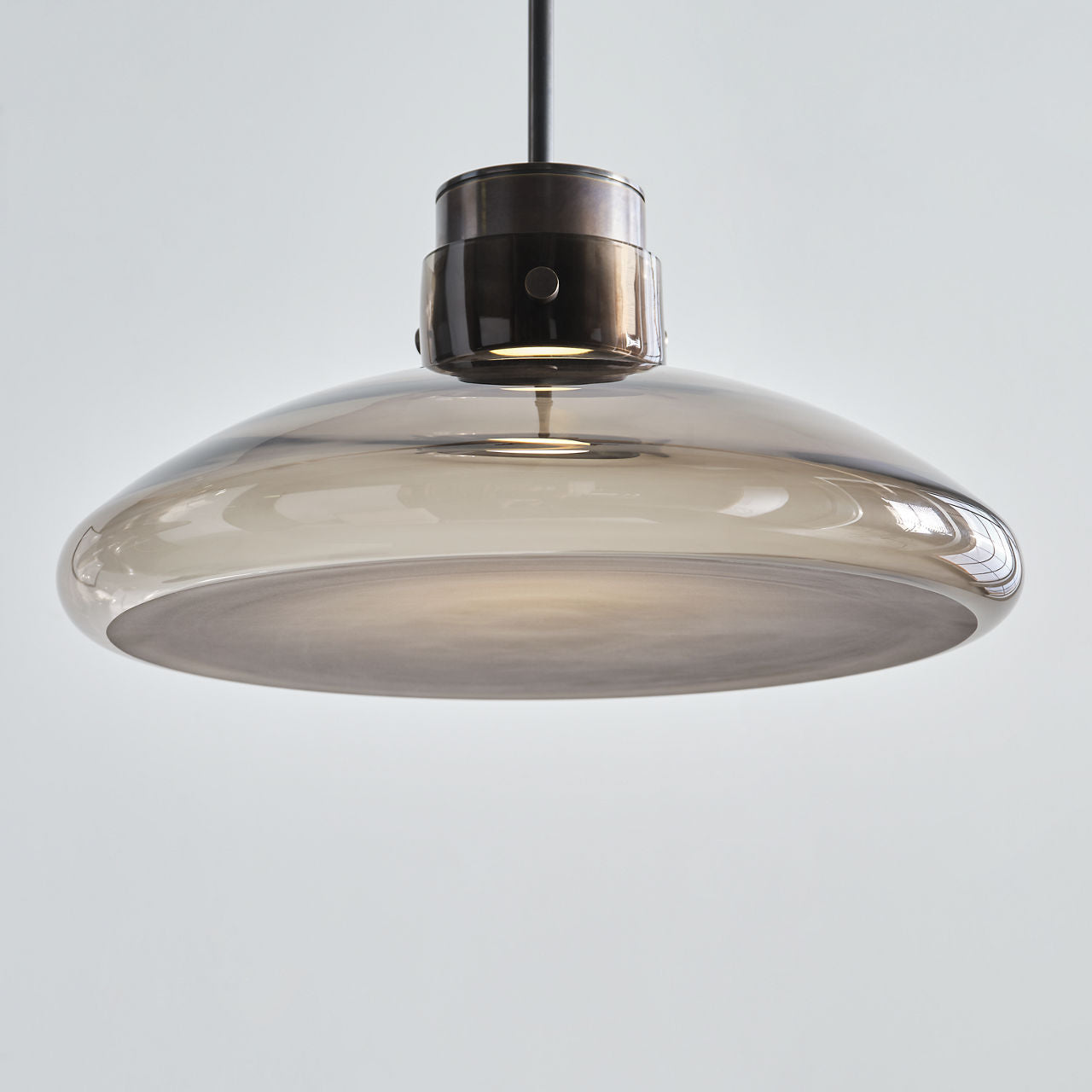 Morgan 16 Table Lamp burnished Bronze | smoke glass 2700K-1800K 90 CRI
