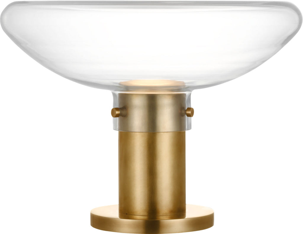 Morgan 16 Table Lamp hand-rubbed antique brass | clear glass 2700K-1800K 90 CRI