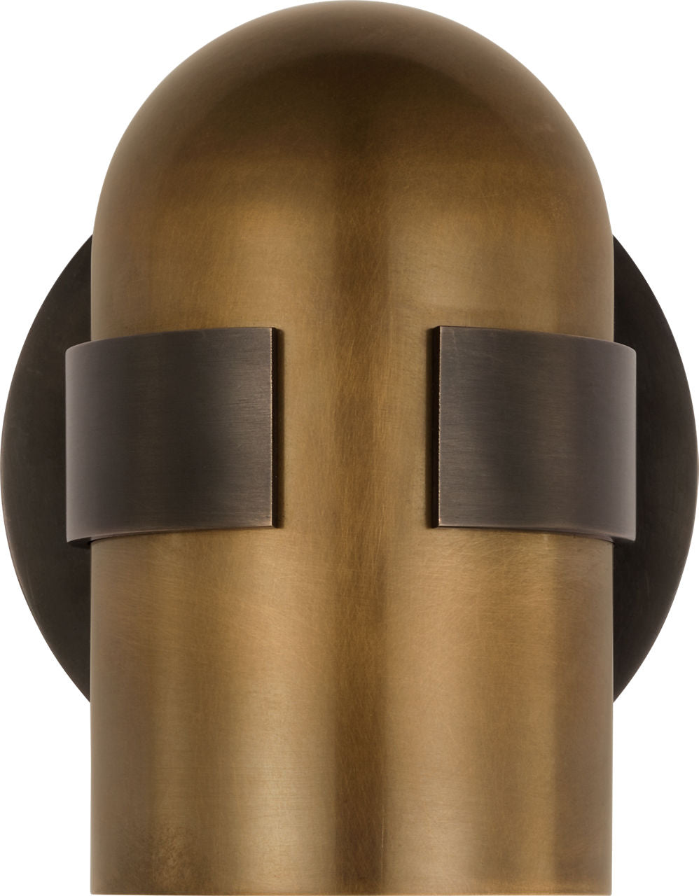 Octavia Small Sconce Blackened Bronze/bright worn Brass 2700K 90 CRI