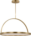 Cerne Large Chandelier Natural Brass 2700K 90 CRI