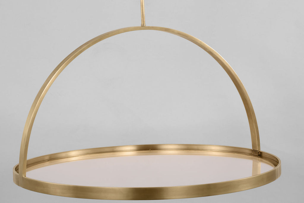 Cerne Large Chandelier Natural Brass 2700K 90 CRI