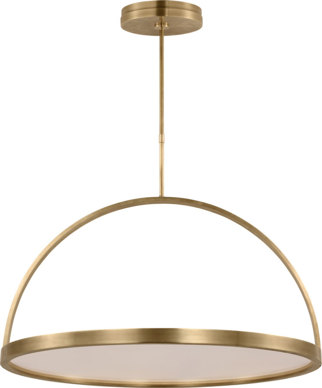 Cerne Large Chandelier Natural Brass 2700K 90 CRI