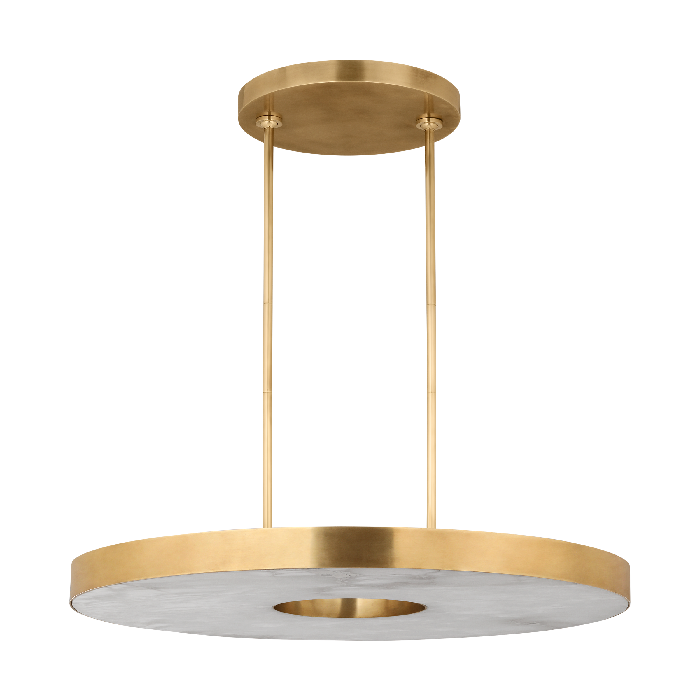 Wyllis 36 Chandelier hand rubbed antique brass 2700K 90 CRI