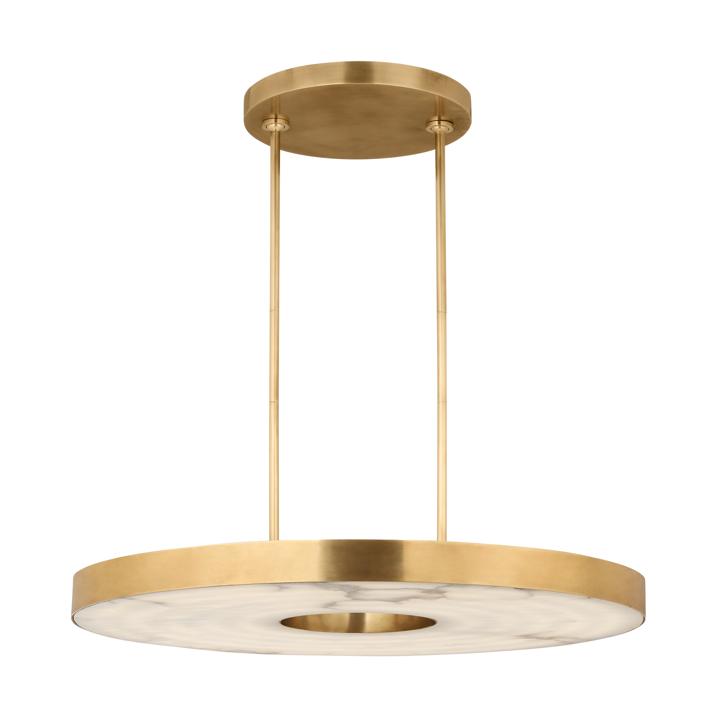 Wyllis 36 Chandelier hand rubbed antique brass 2700K 90 CRI