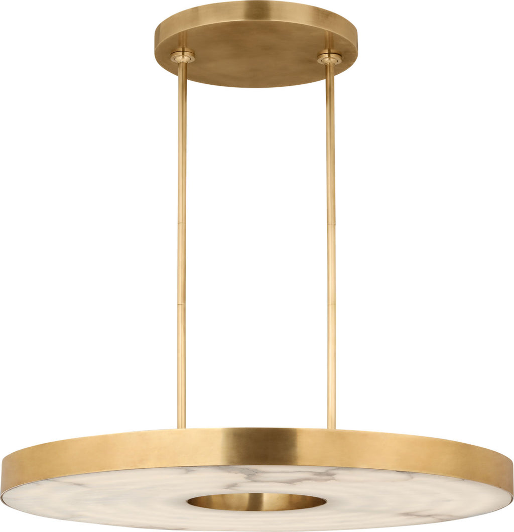Wyllis 36 Chandelier hand rubbed antique brass 2700K 90 CRI