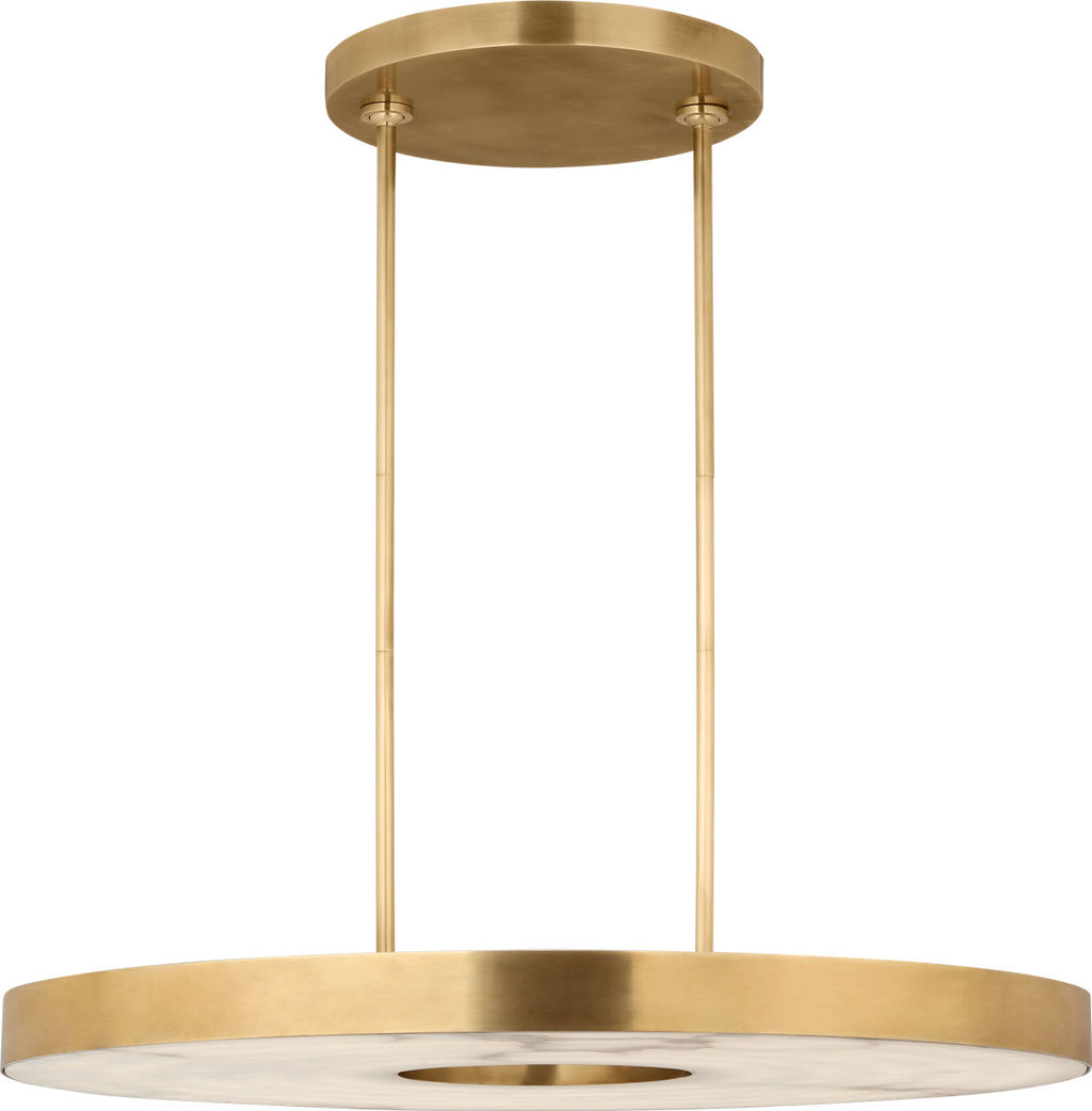 Wyllis 36 Chandelier hand rubbed antique brass 2700K 90 CRI