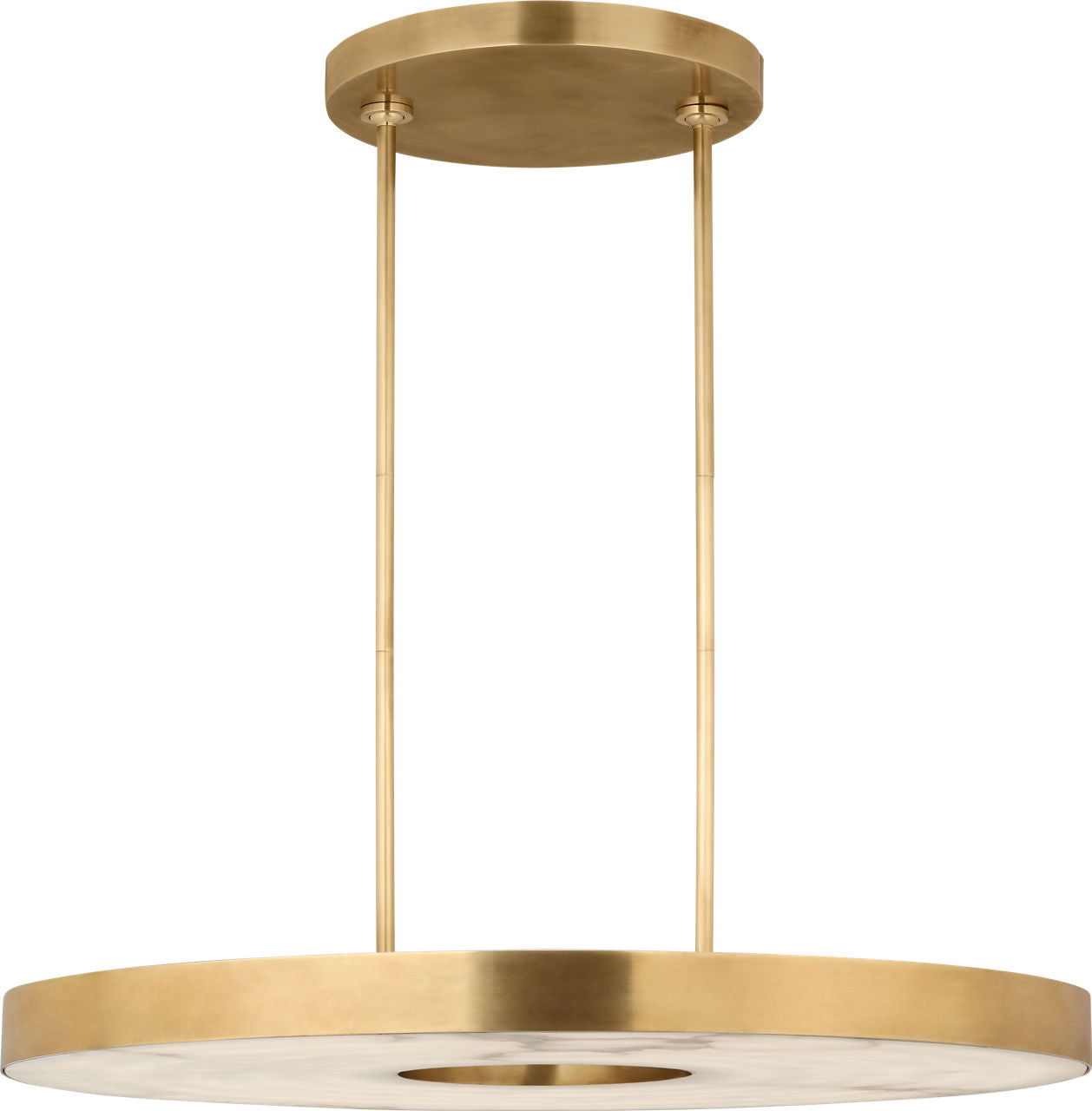 Wyllis 36 Chandelier hand rubbed antique brass 2700K 90 CRI