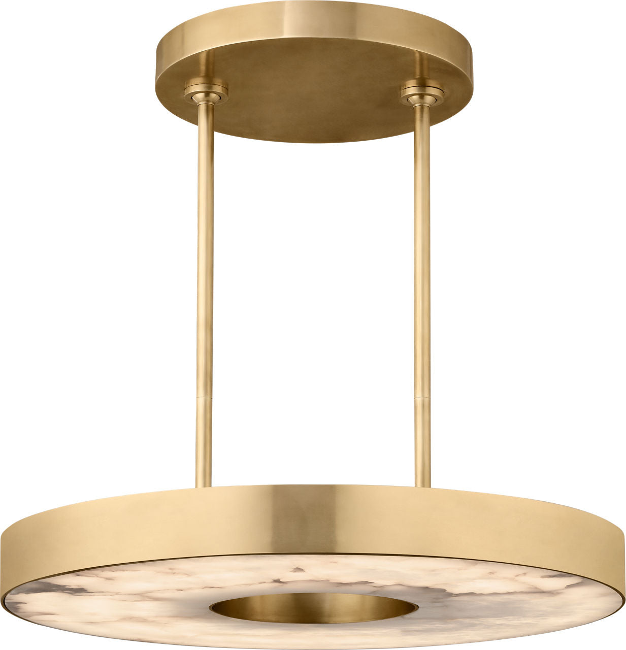 Wyllis 24 Chandelier hand rubbed antique brass 2700K 90 CRI