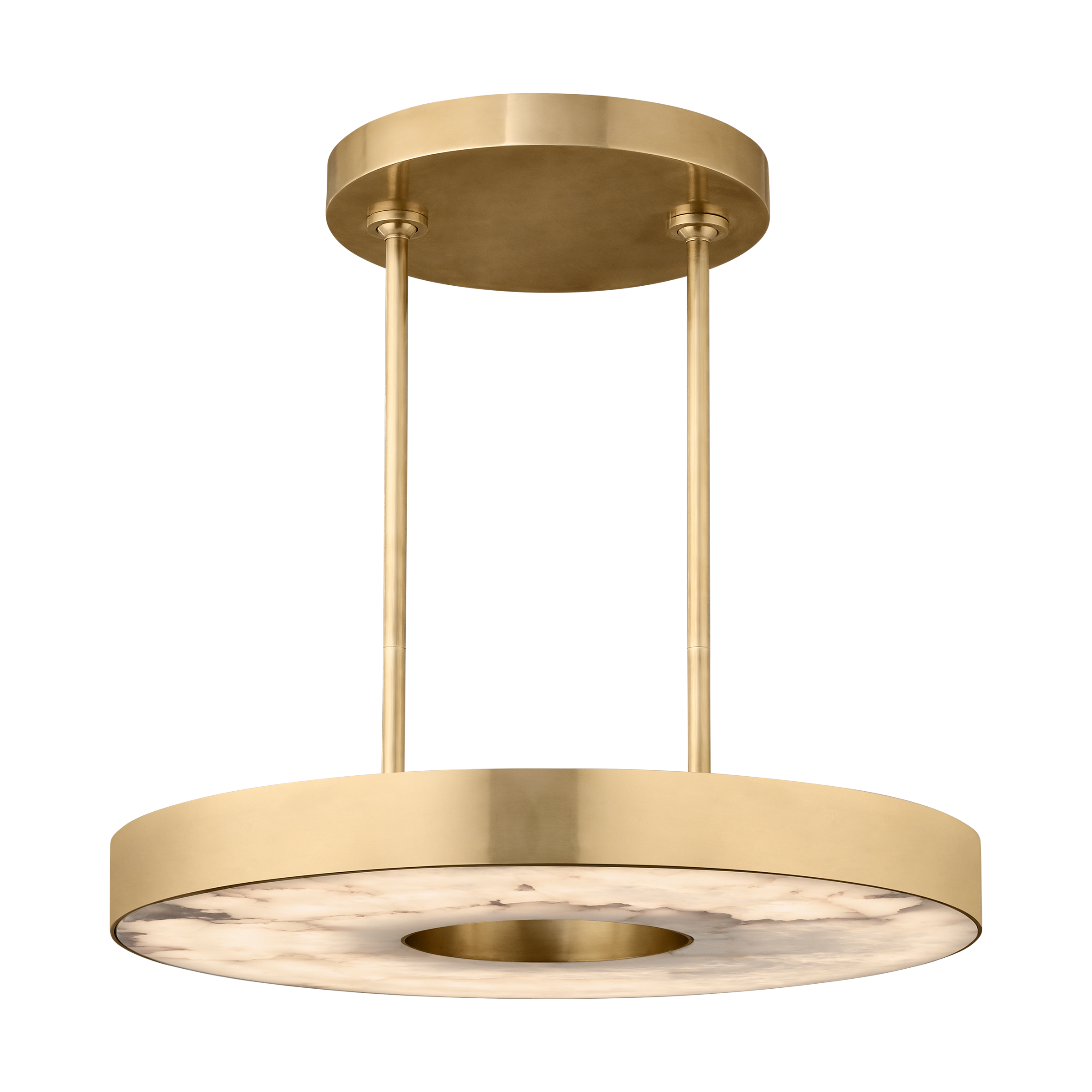 Wyllis 24 Chandelier hand rubbed antique brass 2700K 90 CRI