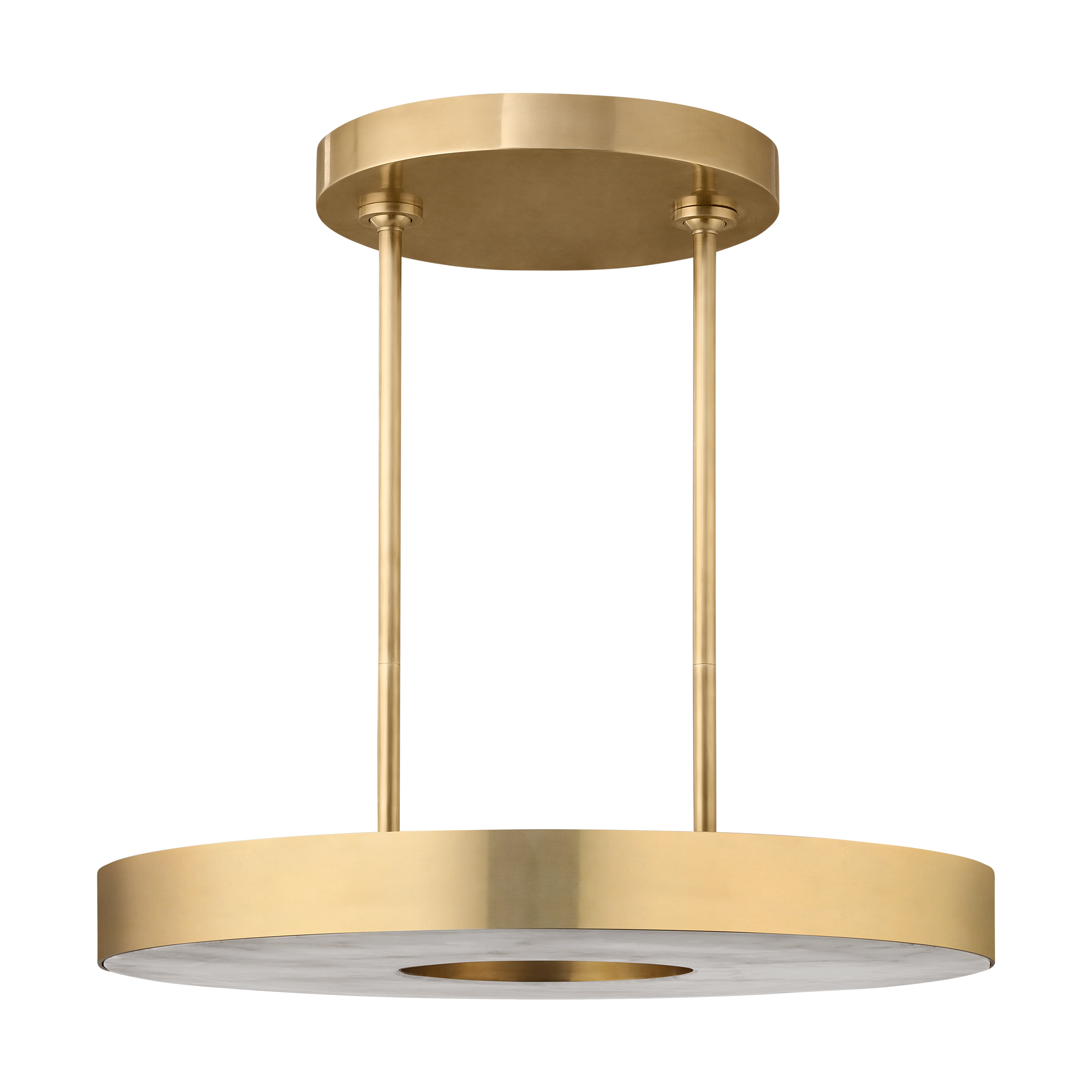 Wyllis 24 Chandelier hand rubbed antique brass 2700K 90 CRI