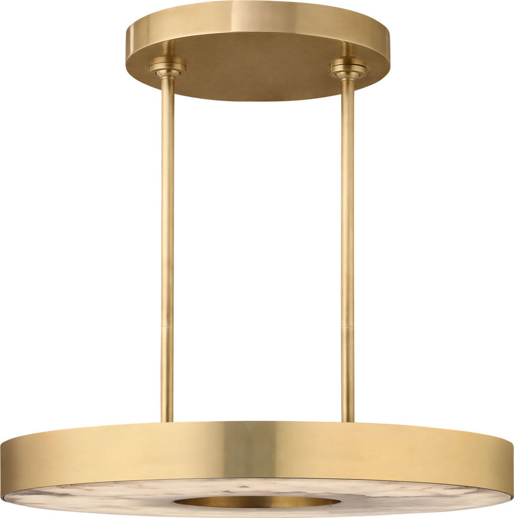 Wyllis 24 Chandelier hand rubbed antique brass 2700K 90 CRI