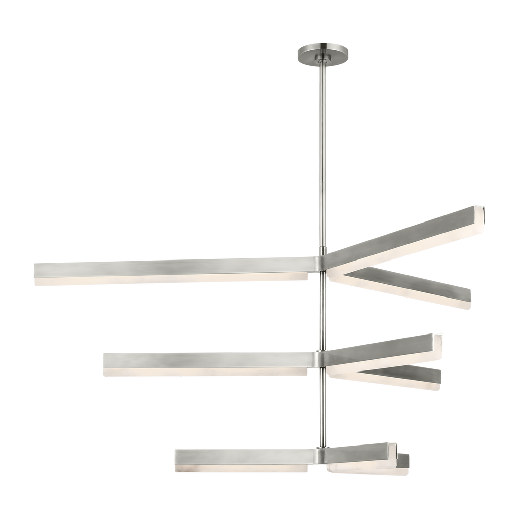 Linea 56 Three Tier Chandelier antique Nickel 2700K 90 CRI