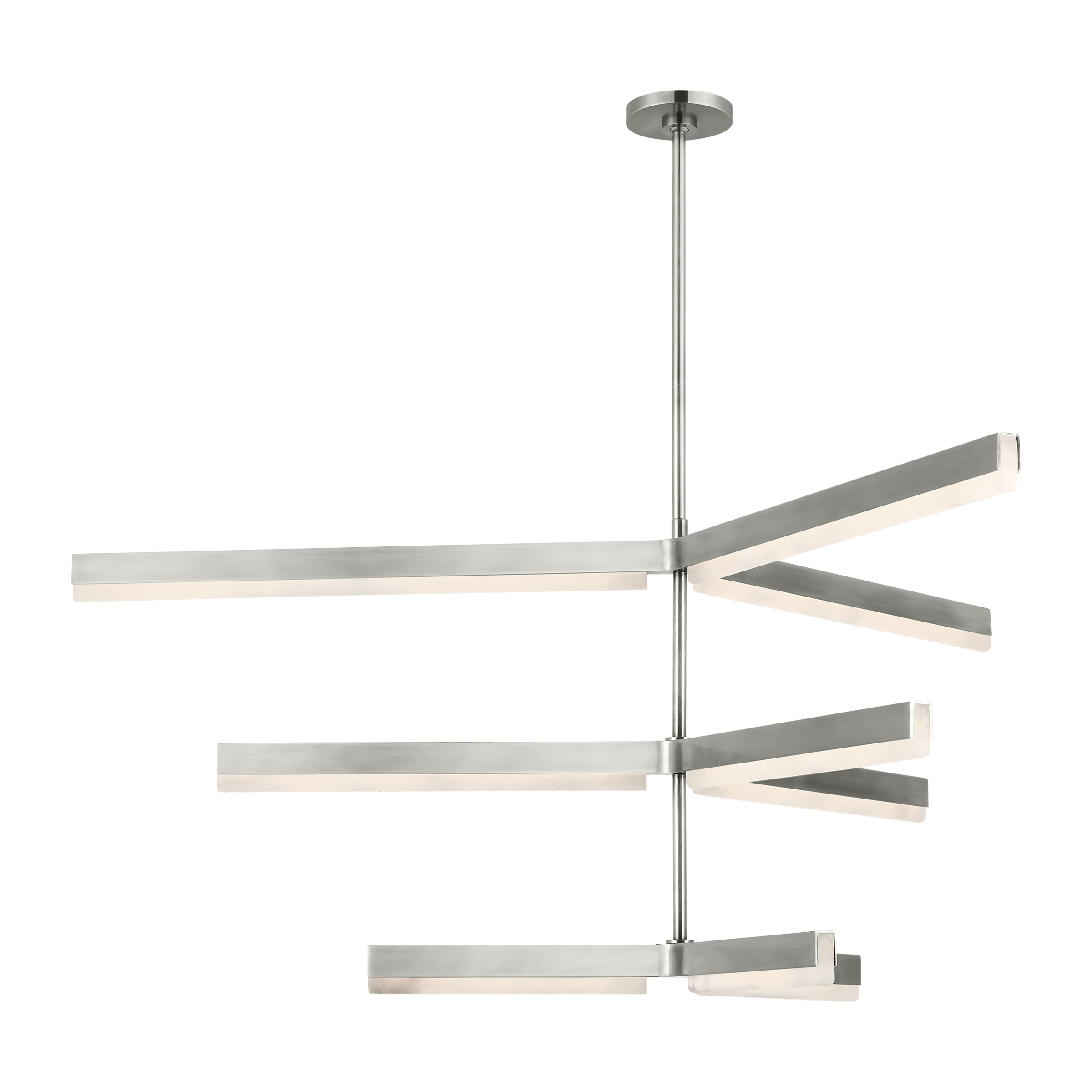 Linea 56 Three Tier Chandelier antique Nickel 2700K 90 CRI