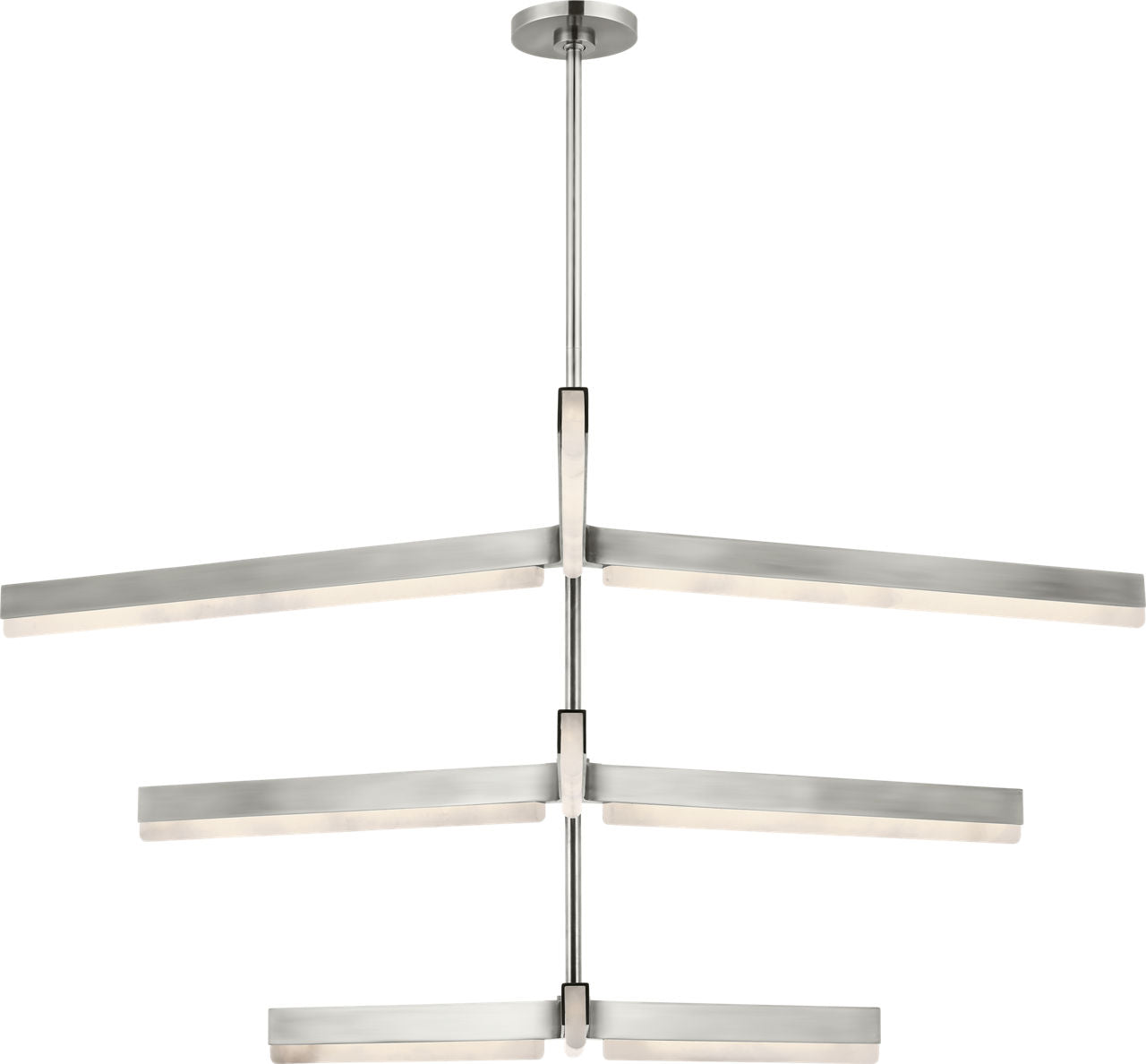 Linea 56 Three Tier Chandelier antique Nickel 2700K 90 CRI