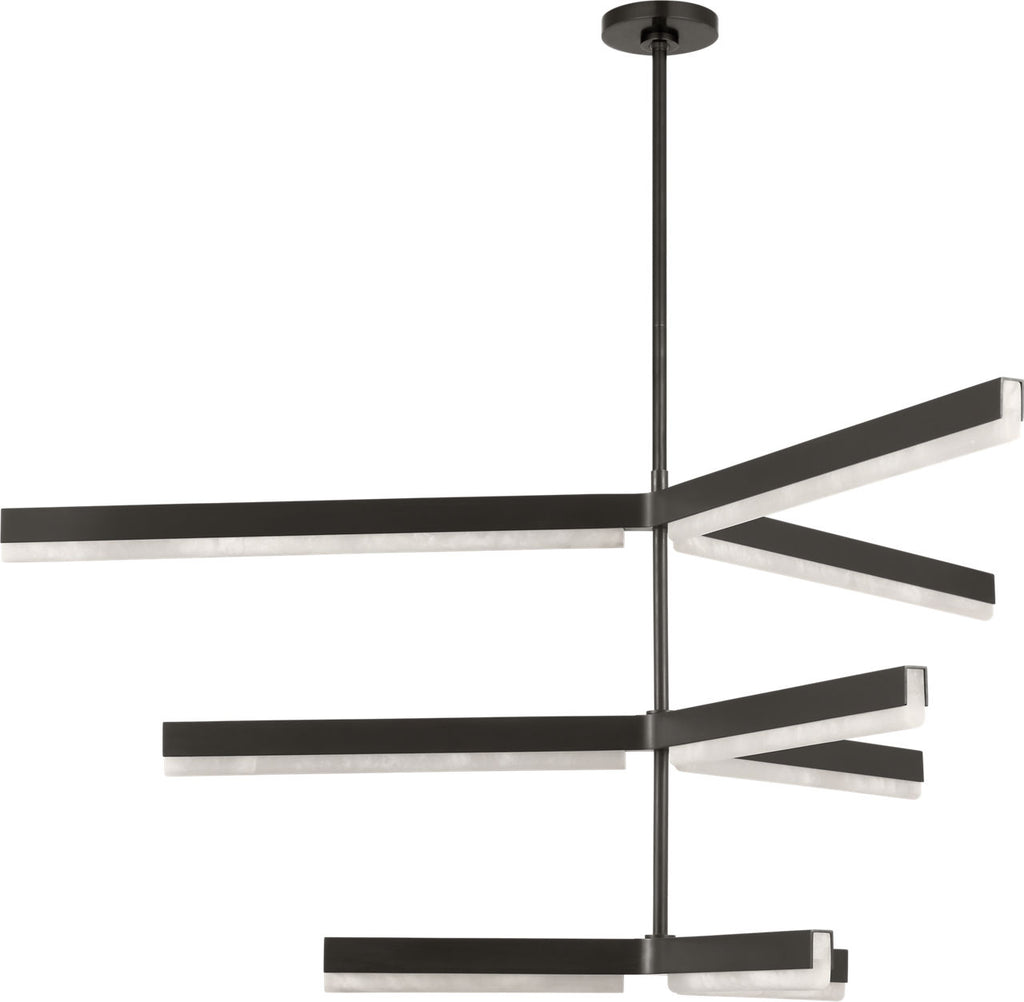 Linea 56 Three Tier Chandelier Bronze 2700K 90 CRI