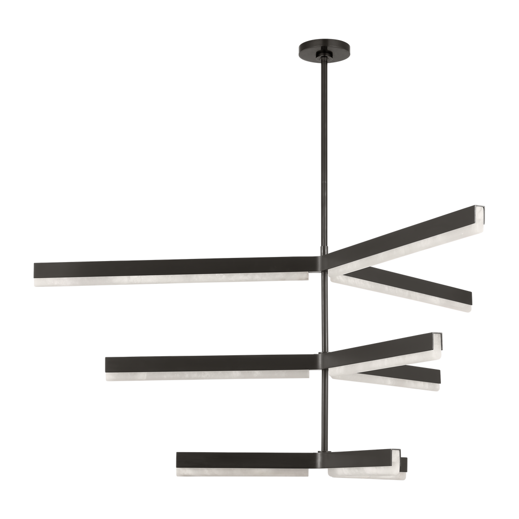 Linea 56 Three Tier Chandelier Bronze 2700K 90 CRI