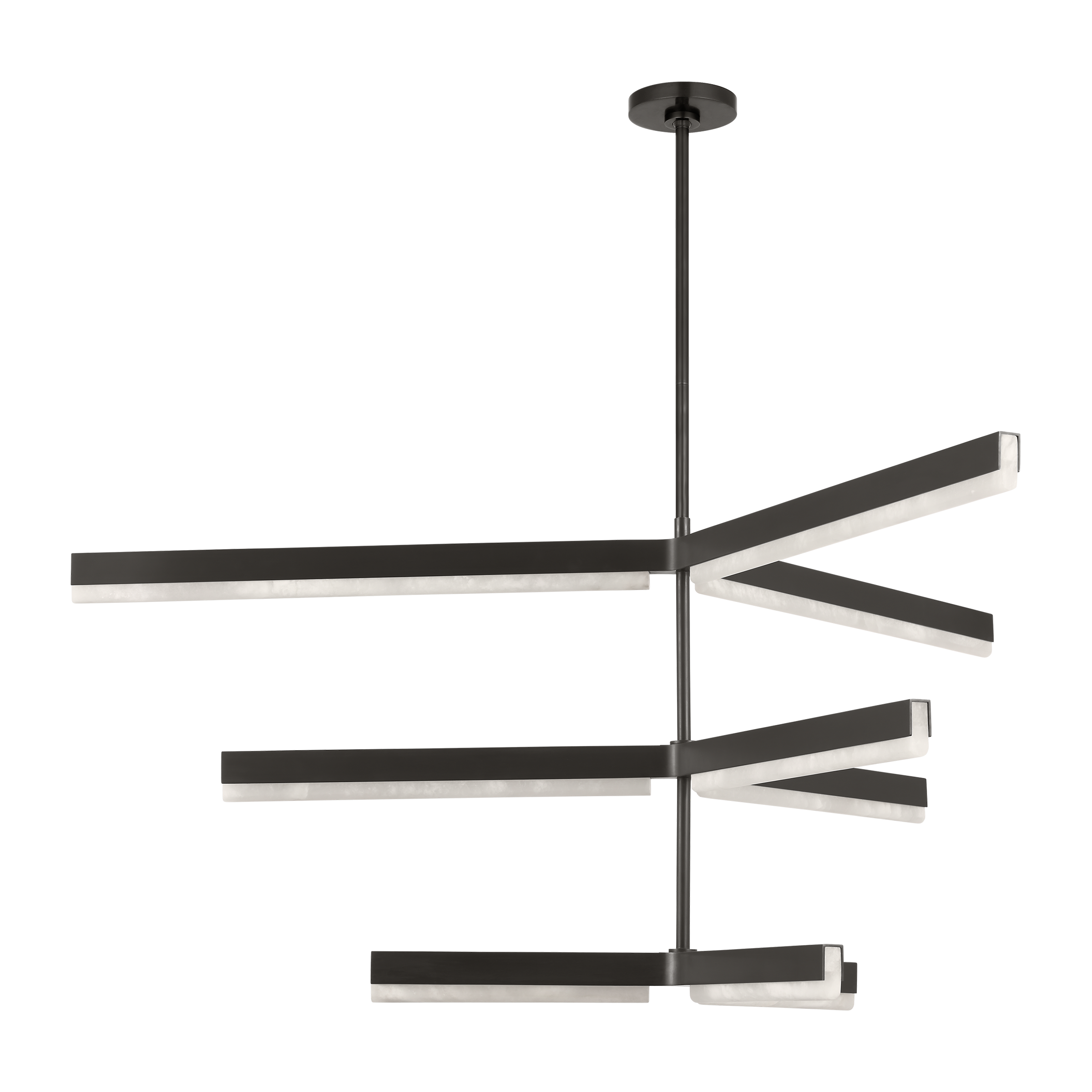 Linea 56 Three Tier Chandelier Bronze 2700K 90 CRI