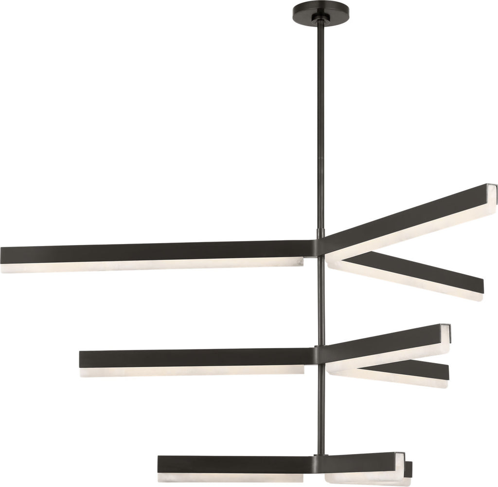 Linea 56 Three Tier Chandelier Bronze 2700K 90 CRI