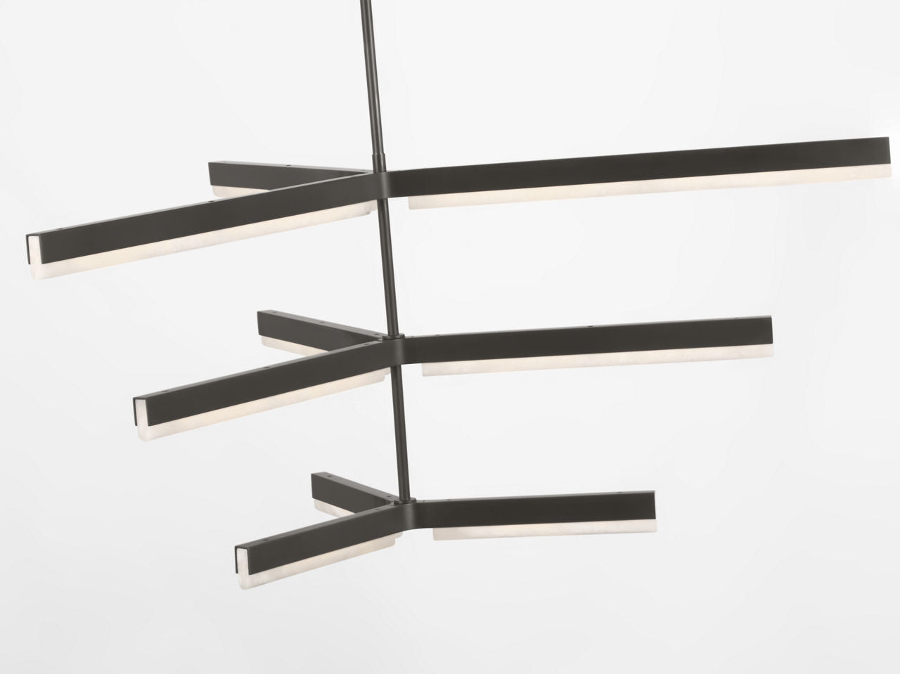 Linea 56 Three Tier Chandelier Bronze 2700K 90 CRI