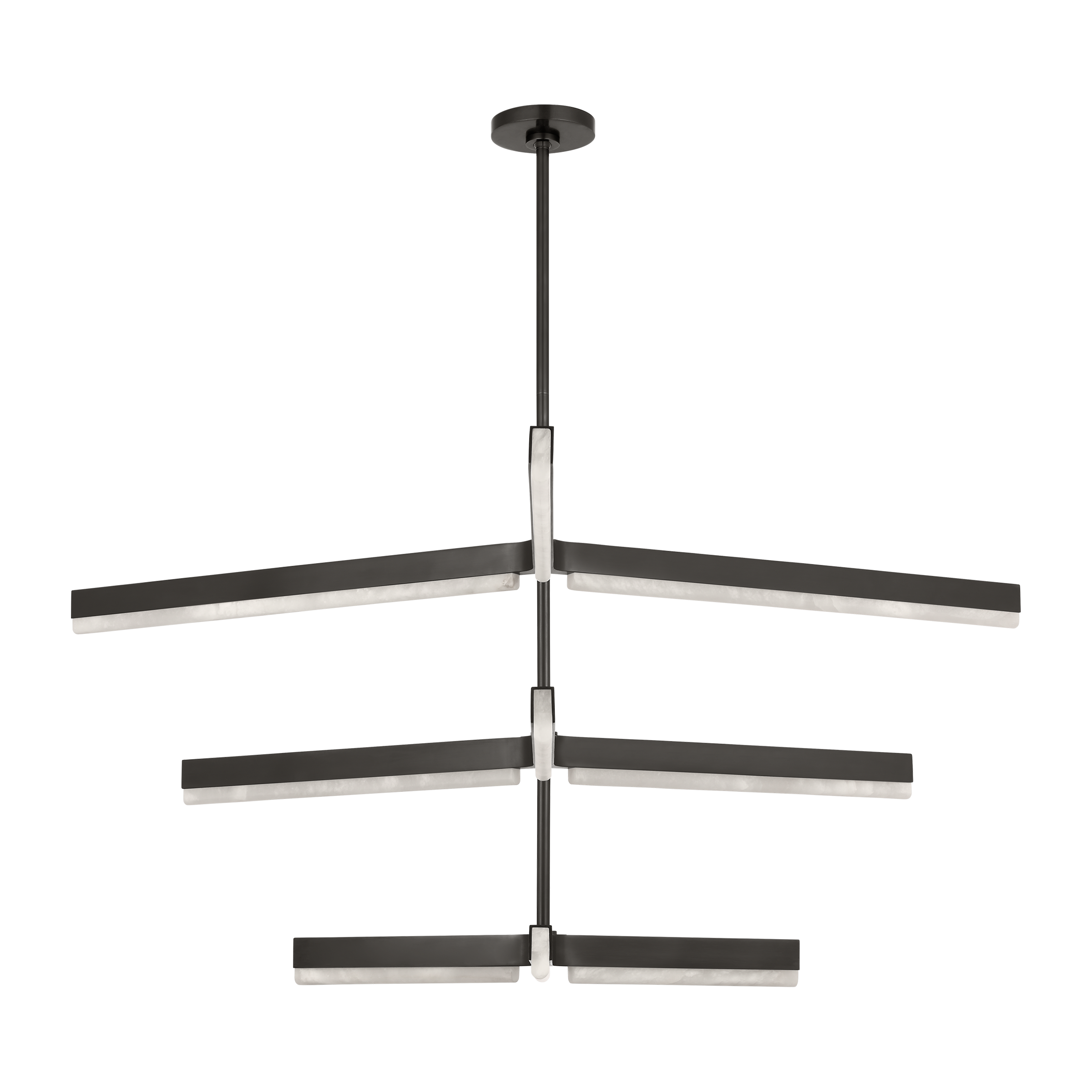 Linea 56 Three Tier Chandelier Bronze 2700K 90 CRI
