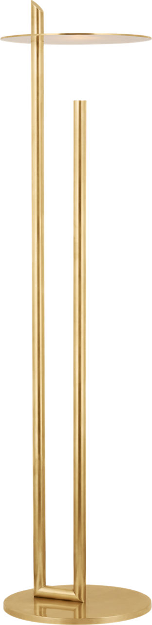 Fielle Large Floor Lamp Natural Brass 2700K 90 CRI