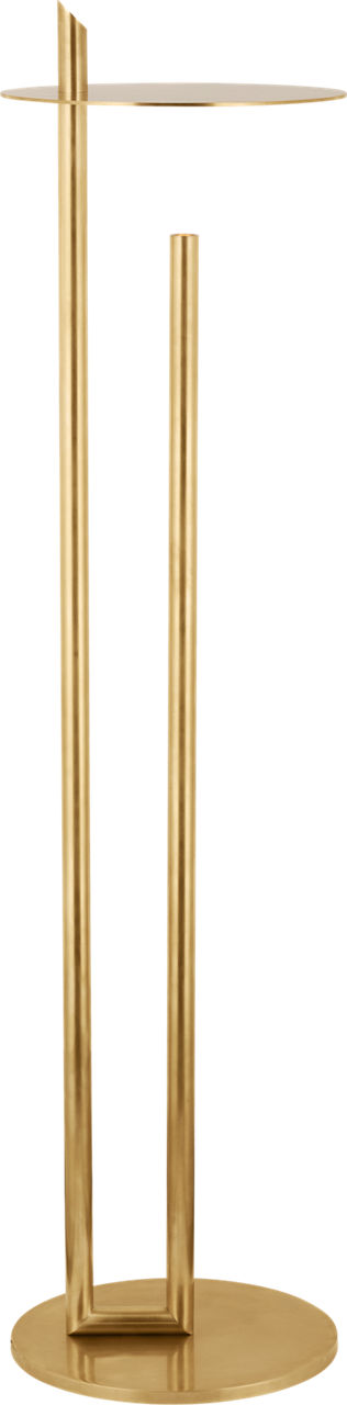 Fielle Large Floor Lamp Natural Brass 2700K 90 CRI