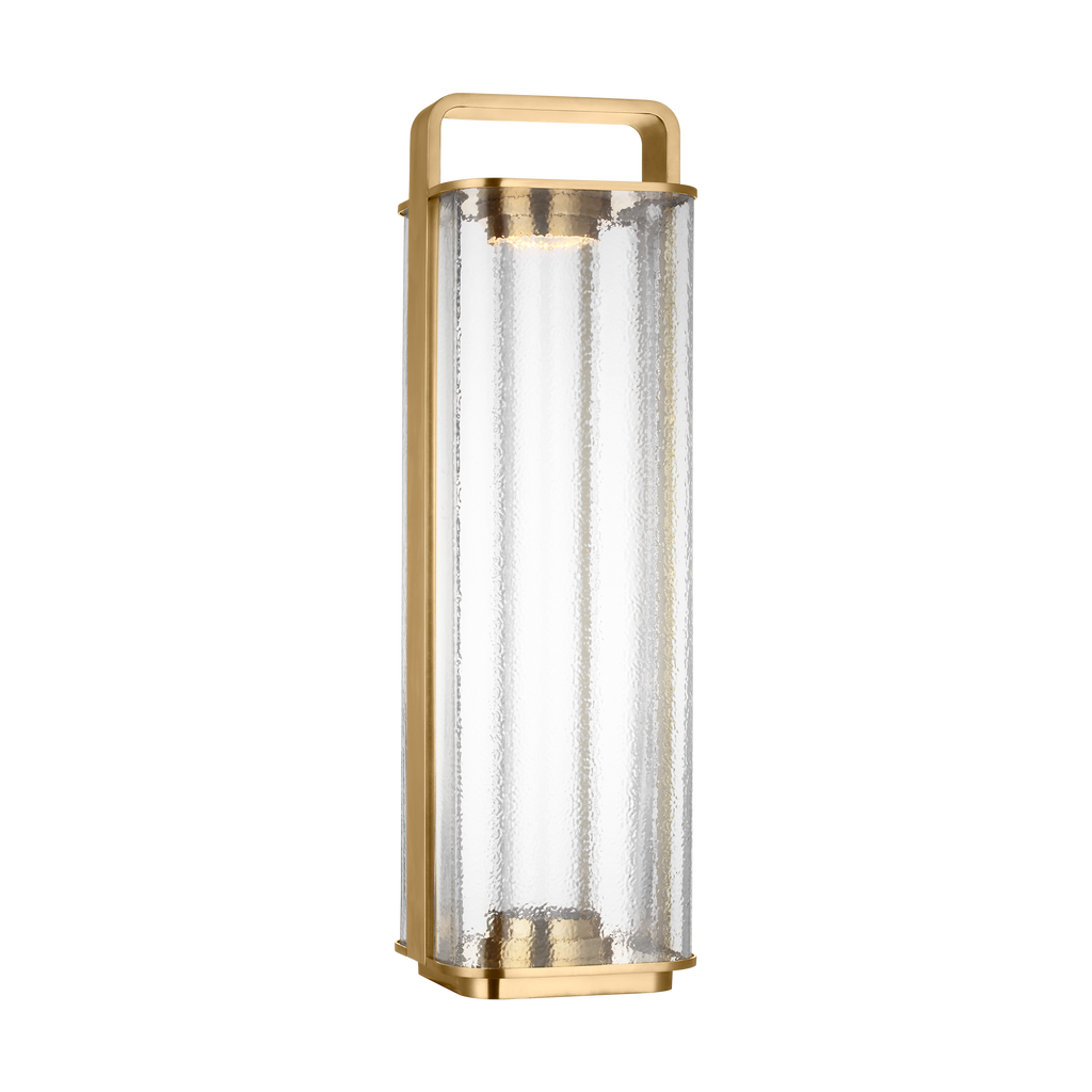 Flacara 24 Rechargeable Lantern Hand Rubbed Antique Brass 2700K 90 CRI