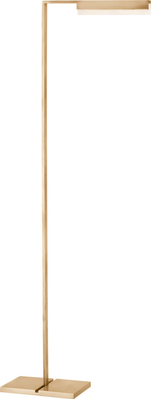 Linea 42 Floor Lamp Hand Rubbed Antique Brass 2700K 90 CRI