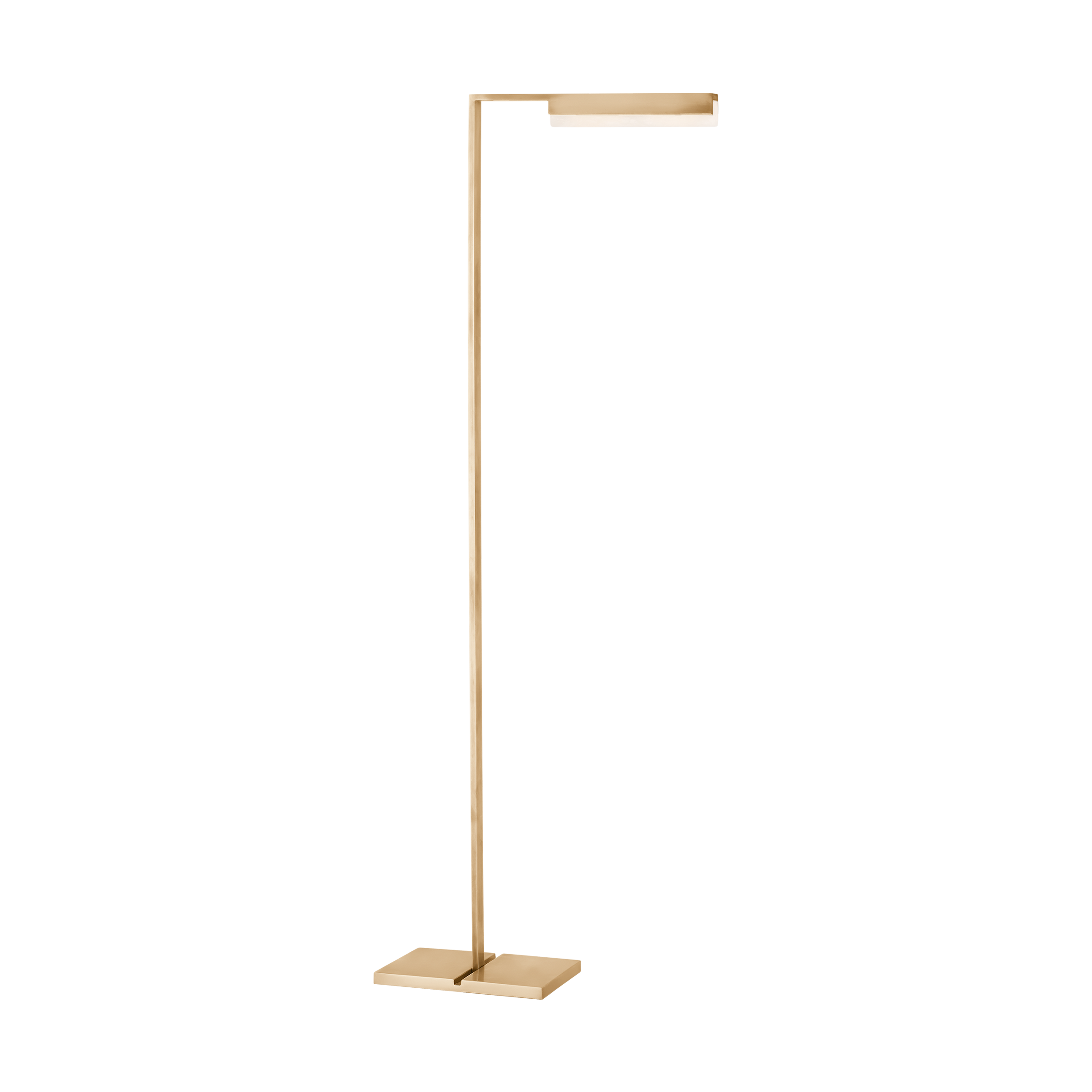Linea 42 Floor Lamp Hand Rubbed Antique Brass 2700K 90 CRI