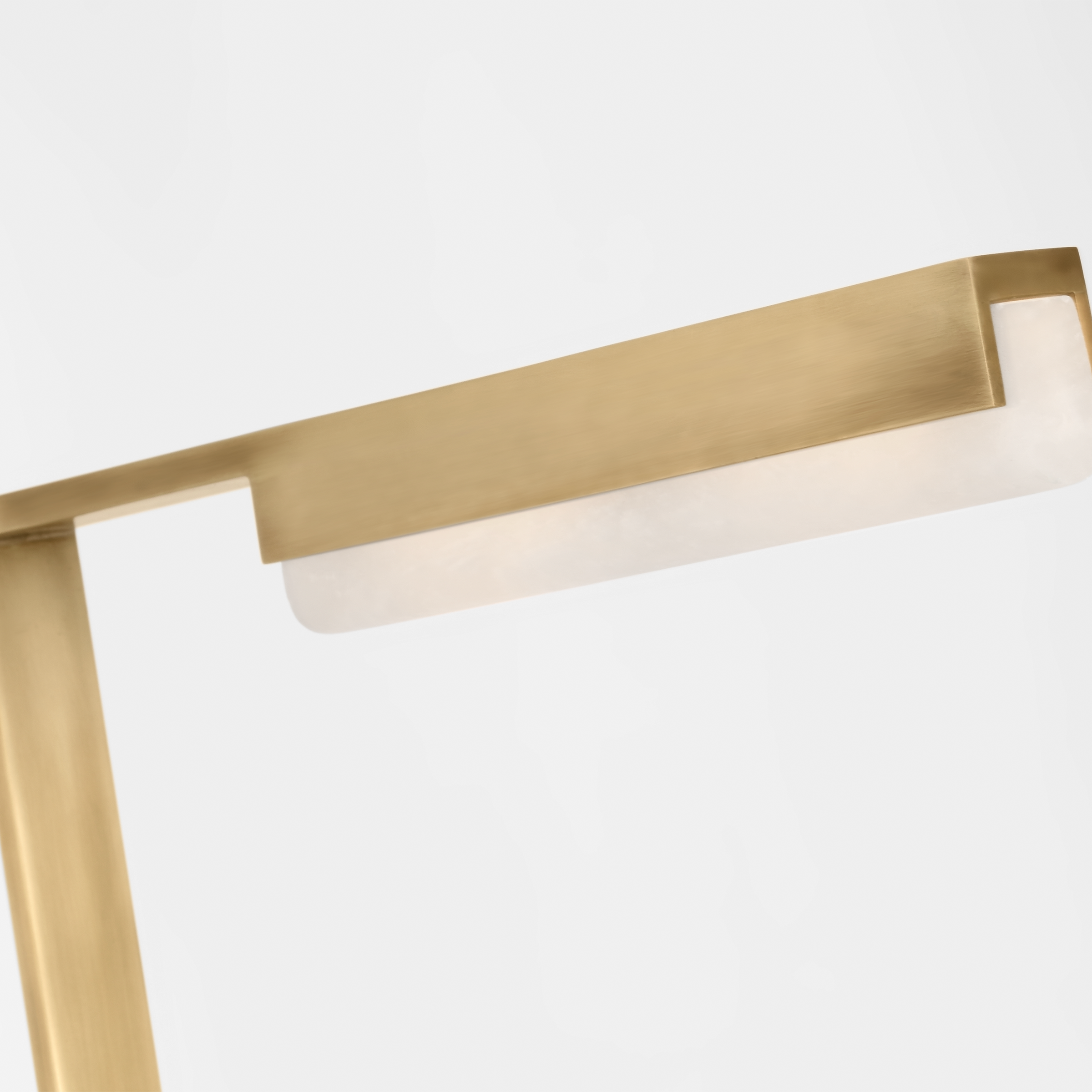 Linea 42 Floor Lamp Hand Rubbed Antique Brass 2700K 90 CRI