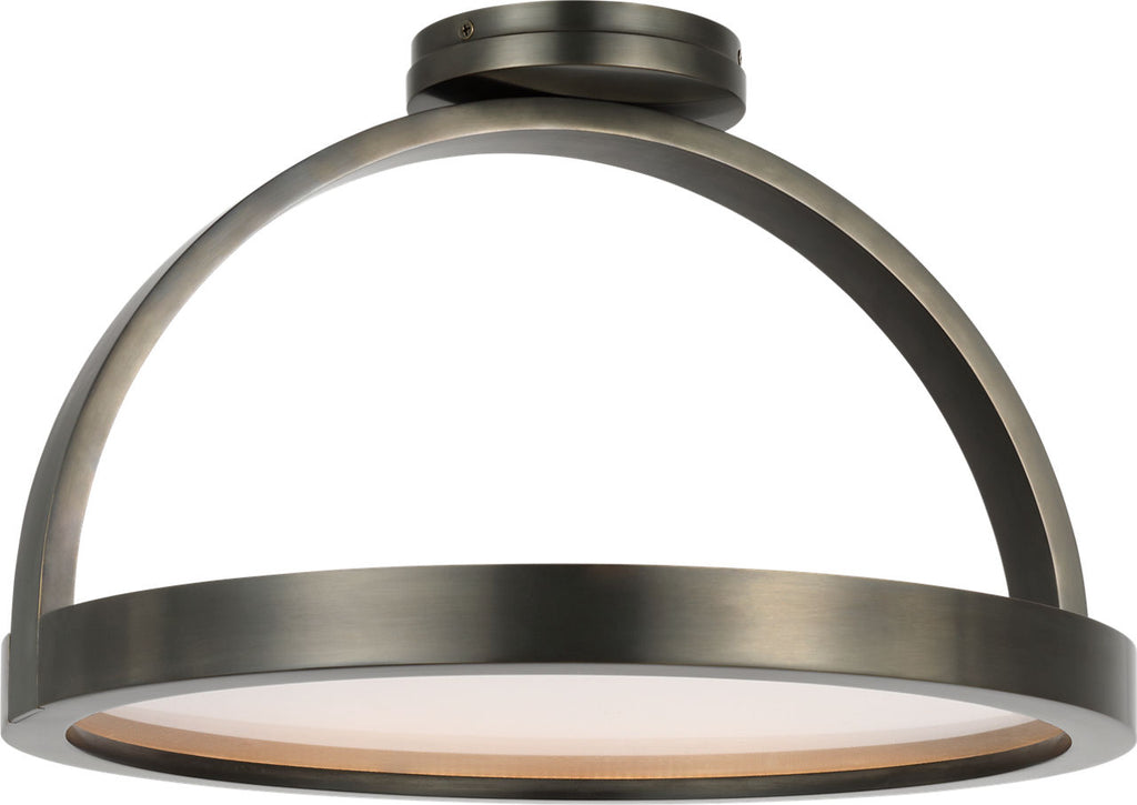 Cerne Large Semi Flush dark Bronze 2700K 90 CRI