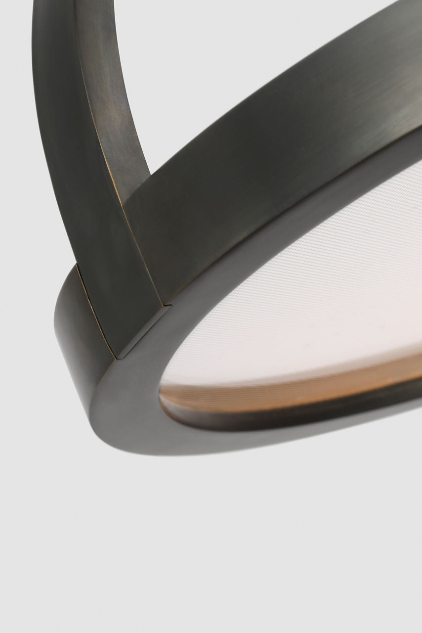 Cerne Large Semi Flush dark Bronze 2700K 90 CRI