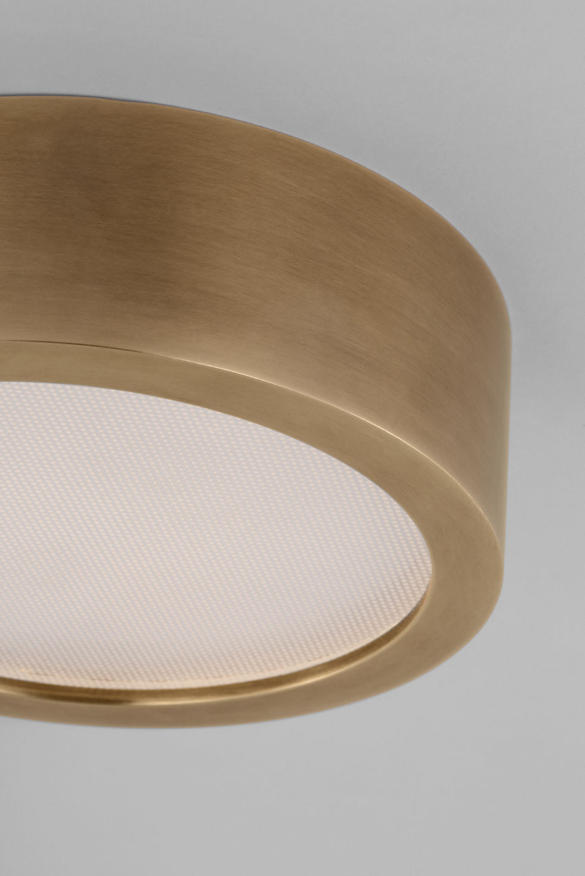 Cerne Mini Flush Natural Brass 2700K 90 CRI
