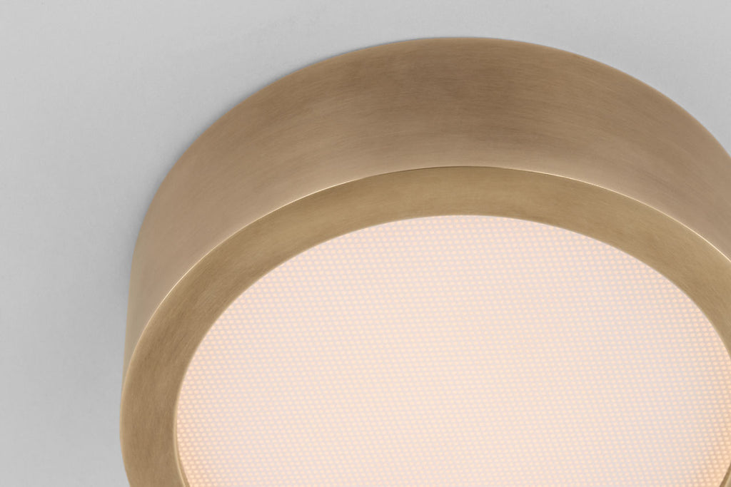 Cerne Mini Flush Natural Brass 2700K 90 CRI